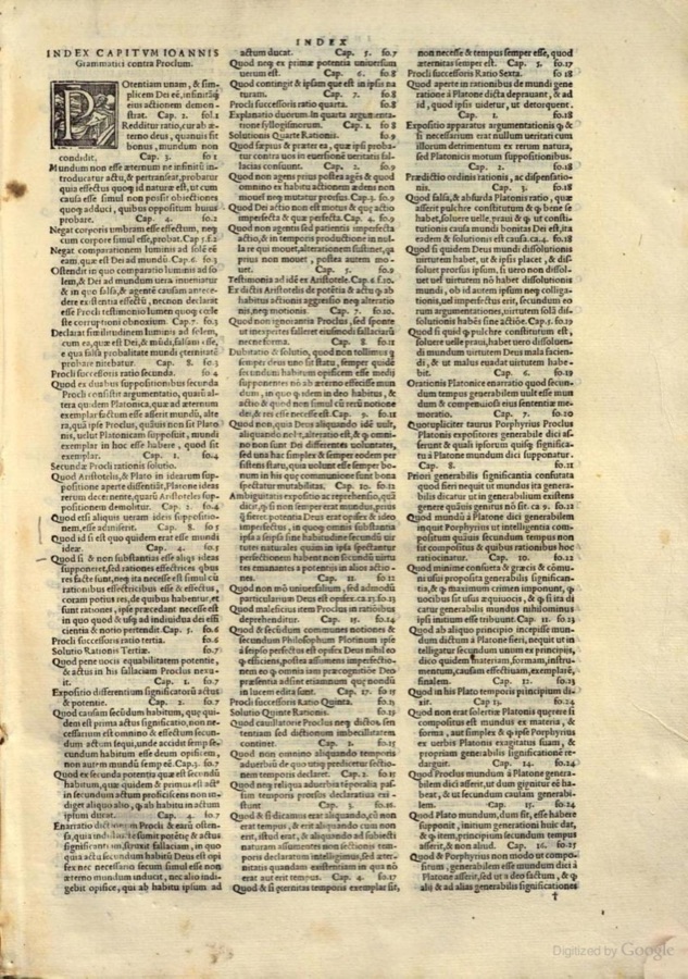 Proclus'a Karşı: Dünyanın Bir Başlangıcı Var mıydı?