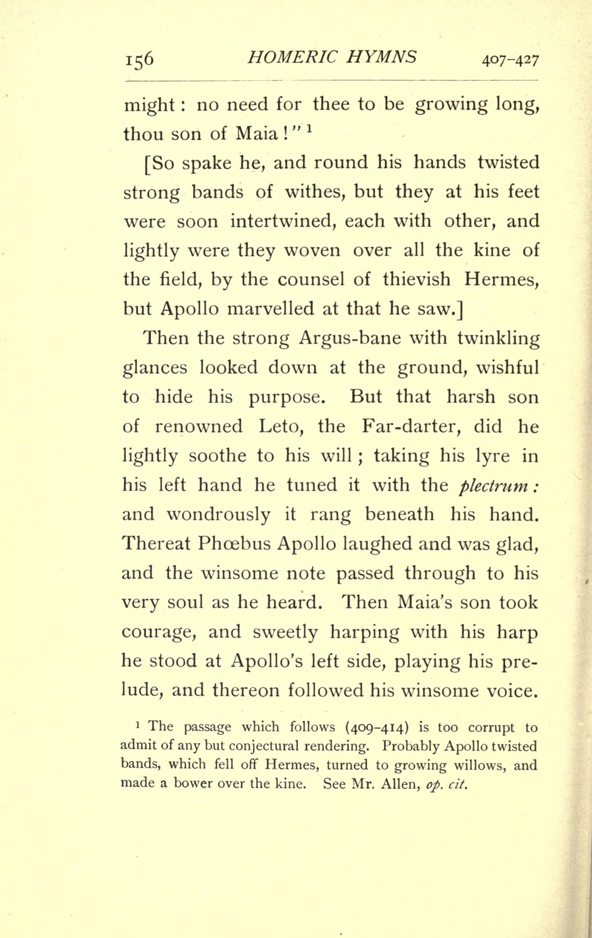 Hermes'e Homerik İlahi: Apollon ile Uzlaşma ve Kehanet Armağanı