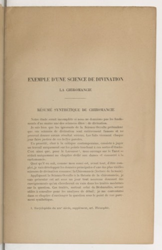 Larousse'a Yanıt: Bir Kehanet Biliminin Örneği